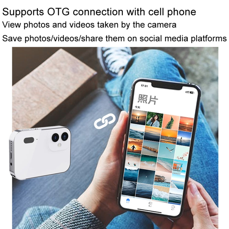Fotocamera digitale D6 CCD 64MP 4K con schermo touch