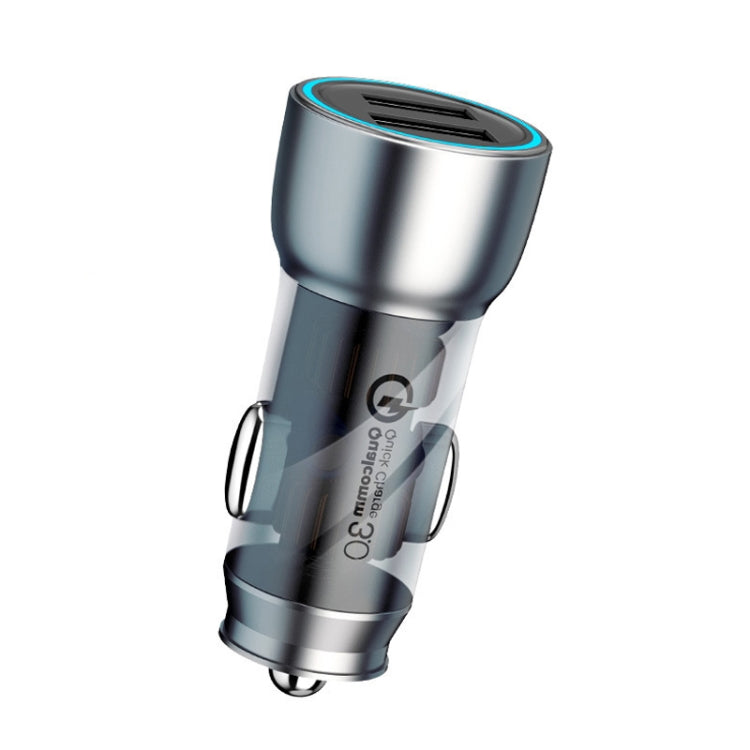 QIAKEY Caricatore di ricarica rapido a doppia porta per veicolo da uno a due accendisigari, TK518 Coffee, TK518 Blue, TK515 Coffee, TK515 Blue, TK519 Coffee