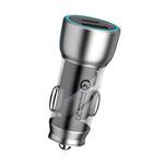 QIAKEY Caricatore di ricarica rapido a doppia porta per veicolo da uno a due accendisigari, TK518 Coffee, TK518 Blue, TK515 Coffee, TK515 Blue, TK519 Coffee