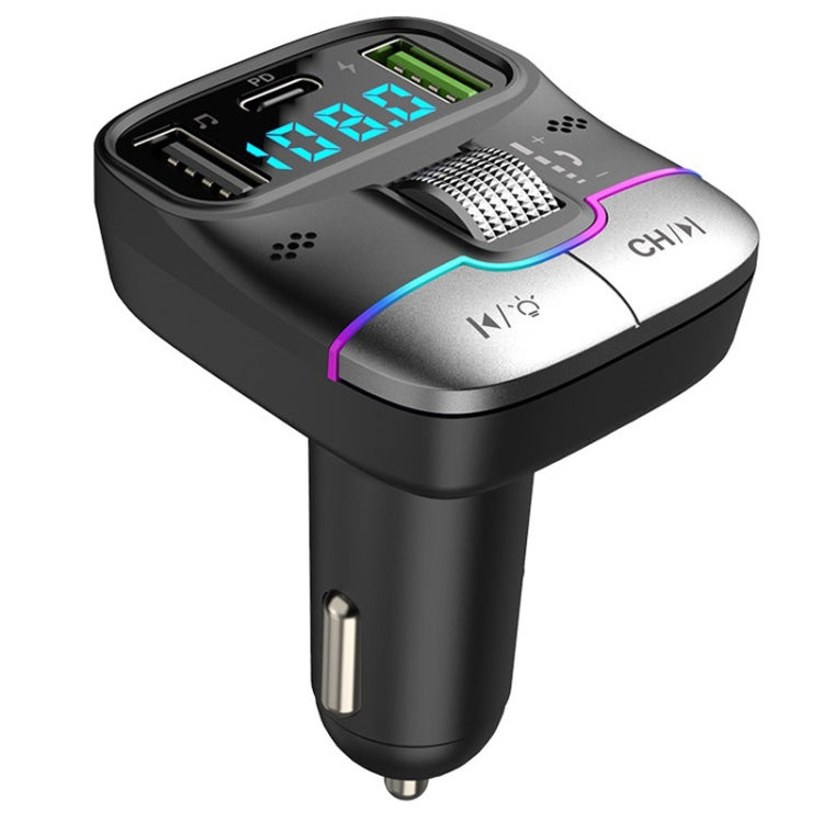 Caricabatterie a ricarica rapida per lettore MP3 Bluetooth per auto, GZ01