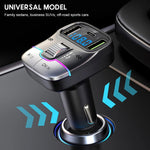 Caricabatterie a ricarica rapida per lettore MP3 Bluetooth per auto, GZ01