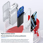Monitor qualità aria 5 in 1 CO2 TVOC HCHO D7