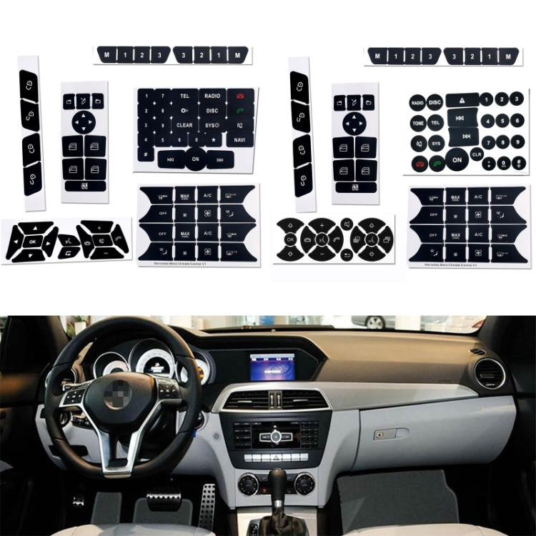 Per Mercedes-Benz CLS/C218/SLK/W172/W204/GLK Adesivo di riparazione del pulsante dell'aria condizionata