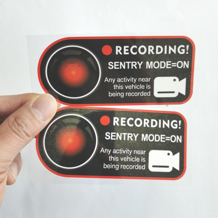 Per adesivo di avvertenza modalità sentinella Tesla Model 3/Y/S/X