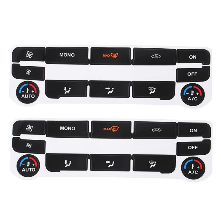 2 pezzi per Ford S-Max/MONDEO adesivo per riparazione pulsanti aria condizionata auto