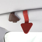 Clip per riporre gli occhiali da auto. Supporto per il trasporto degli occhiali da sole per visiera parasole per auto