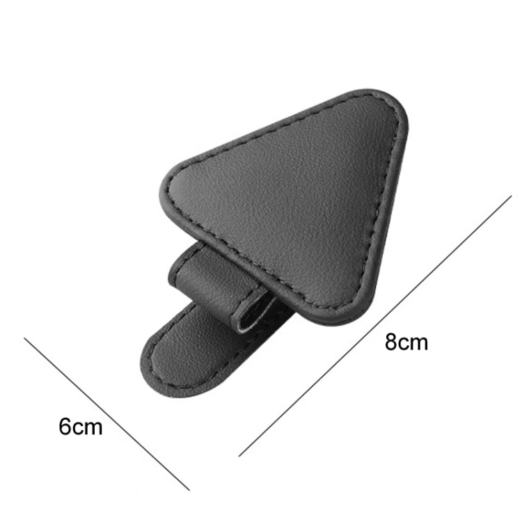 Clip per riporre gli occhiali da auto. Supporto per il trasporto degli occhiali da sole per visiera parasole per auto