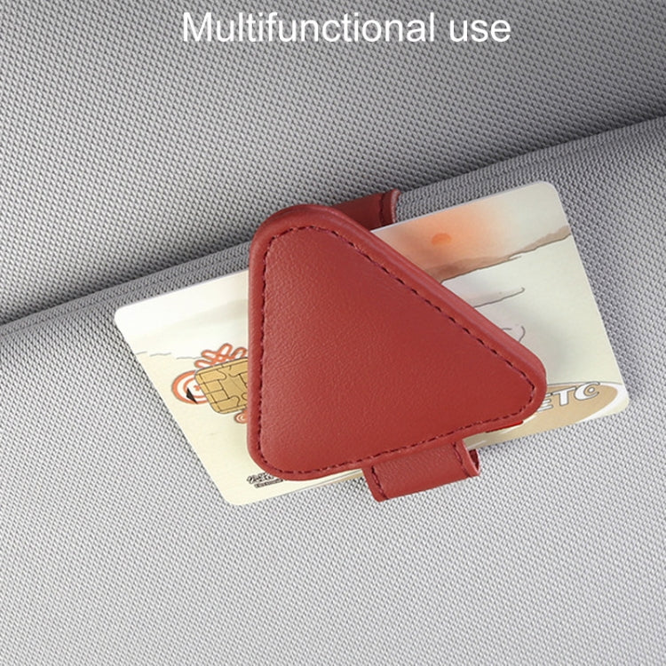 Clip per riporre gli occhiali da auto. Supporto per il trasporto degli occhiali da sole per visiera parasole per auto