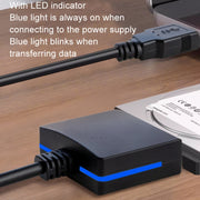 Cavo Easy Drive da SATA a USB 3.0 Lettore convertitore cavo di collegamento universale per unità a stato solido SSD da 2,5 pollici, SATA To USB3.0