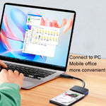 Cavo Easy Drive da SATA a USB 3.0 Lettore convertitore cavo di collegamento universale per unità a stato solido SSD da 2,5 pollici, SATA To USB3.0
