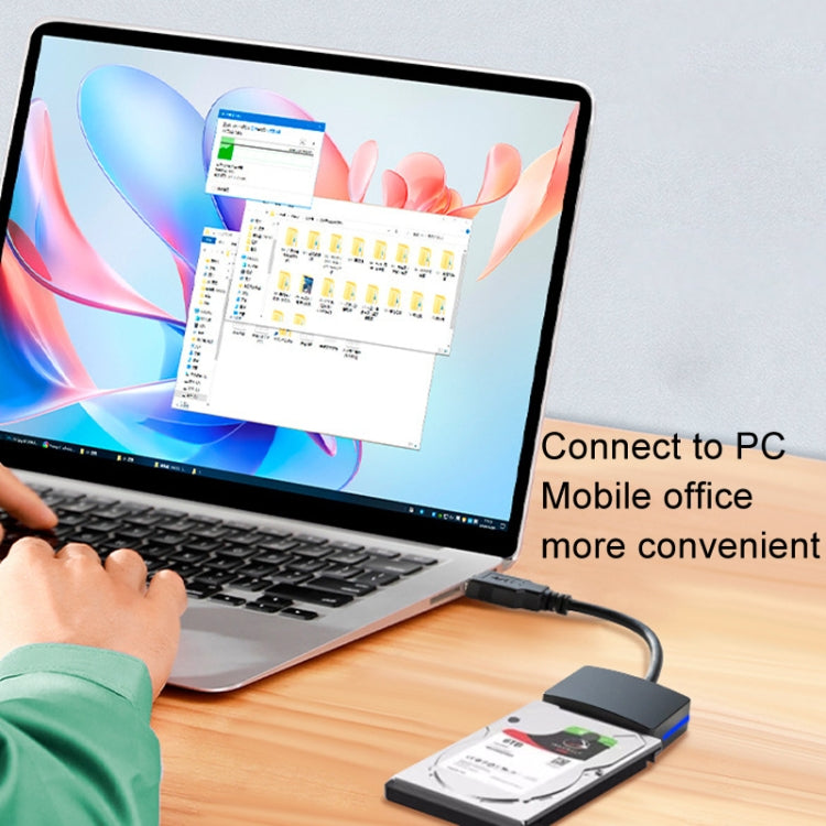 Cavo Easy Drive da SATA a USB 3.0 Lettore convertitore cavo di collegamento universale per unità a stato solido SSD da 2,5 pollici, SATA To USB3.0