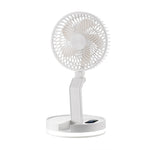 Ventilatore da tavolo pieghevole con luce LED e telecomando