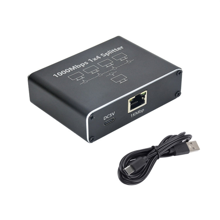 Splitter di rete Gigabit Condividitore di rete Splitter per cavo di rete RJ45, 1 To 3, 1 To 4
