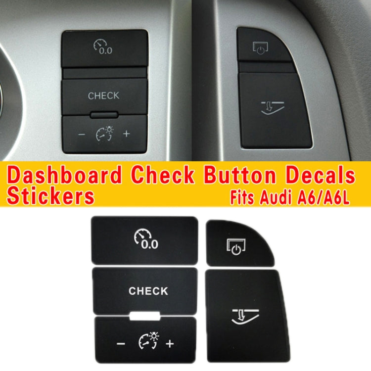 Adesivo per riparazione pulsante di controllo centrale per Audi A6/A6L 2005-2011