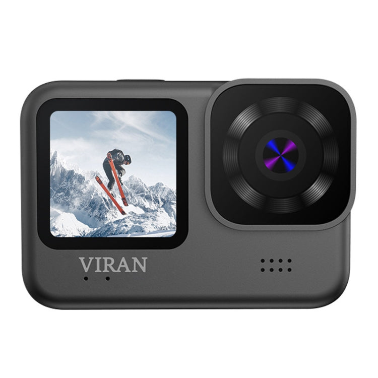 VIRAN V9 4K Dual Color Screen Diving Anti-Shake Action Camera Registratore da viaggio per ciclismo all'aperto, V9(Square), V9(Round)