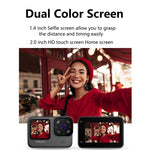 VIRAN V9 Action Camera 4K con Doppio Schermo Colore