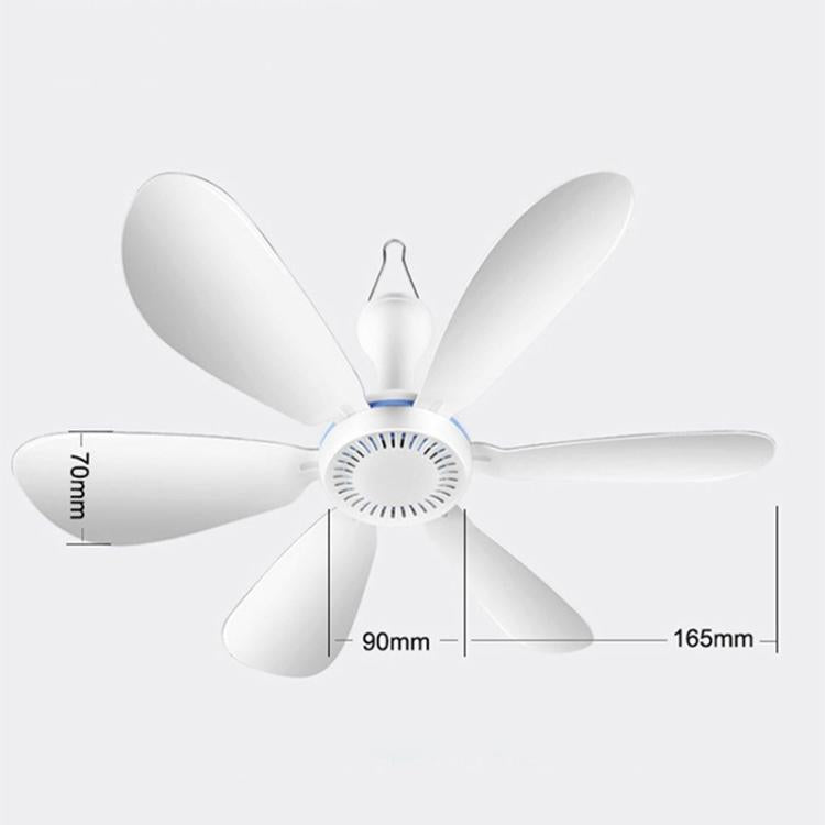 Mini ventilatore USB da tavolo con 6 pale e telecomando