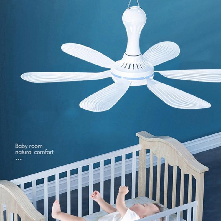 Mini ventilatore USB da tavolo con 6 pale e telecomando
