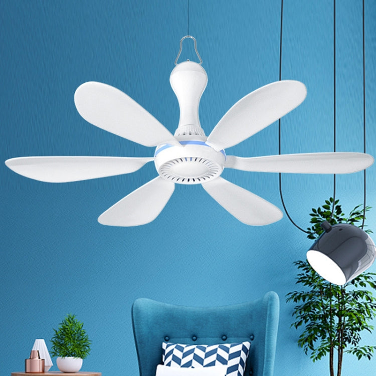 Mini ventilatore USB da tavolo con 6 pale e telecomando