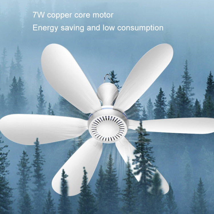Mini ventilatore USB da tavolo con 6 pale e telecomando