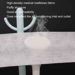 Aria condizionata usa e getta Filtro per la purificazione dell'aria Cotone per la rimozione della polvere della presa d'aria sospesa per uso domestico, 5pcs /Pack 22x80cm