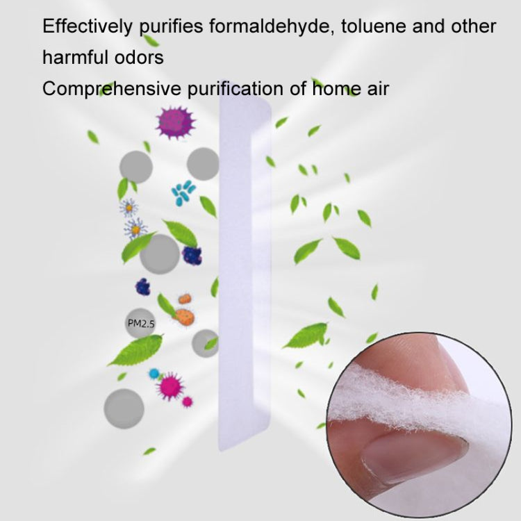 Aria condizionata usa e getta Filtro per la purificazione dell'aria Cotone per la rimozione della polvere della presa d'aria sospesa per uso domestico, 5pcs /Pack 22x80cm