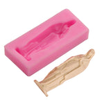 Stampi per dolci in silicone fondente Vergine Maria Stampo per argilla al cioccolato fai-da-te Strumento per pasticceria