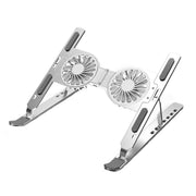 C9 Pro RGB Luce ambientale Ventola pieghevole Raffreddamento Laptop Supporto rialzato in lega di alluminio, Silver, Pink, Gray