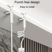 Staffa di montaggio per telecamera di sorveglianza senza perforazione. Rack da soffitto per armadio, White 50cm, Black 50cm, White 110cm, Black 110cm