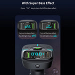 Caricatore per luce ambientale per lettore MP3 Bluetooth per auto, GZ03