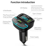 Caricatore per luce ambientale per lettore MP3 Bluetooth per auto, GZ03