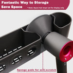 Mensola portaoggetti bagno con staffa per Dyson HD08 e HD15