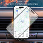Caricabatterie wireless per auto Magsafe Staffa universale per telefono cellulare a induzione trasparente da 120 W a ricarica rapida, Wireless Charger Mobile Phone Bracket