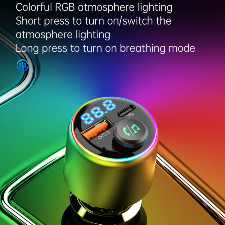 Lettore MP3 Bluetooth per auto da 48 W con ricarica rapida, BC89