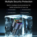 Lettore MP3 Bluetooth per auto da 48 W con ricarica rapida, BC89