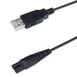 1,25 m per dispositivo di ricarica per rasoio/acqua USB TTo cavo di ricarica a 8 cifre