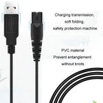 1,25 m per dispositivo di ricarica per rasoio/acqua USB TTo cavo di ricarica a 8 cifre
