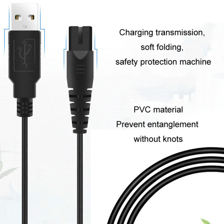 1,25 m per dispositivo di ricarica per rasoio/acqua USB TTo cavo di ricarica a 8 cifre