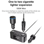 Caricabatterie per telefono cellulare multiporta per accendisigari da auto PD + QC da uno a quattro, Q5