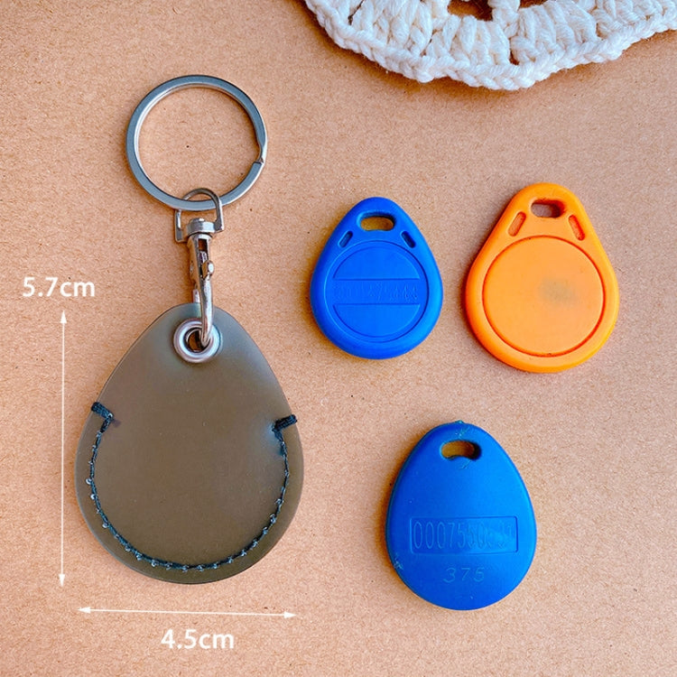 Portachiavi con protezione per carte di prossimità, porta carte per ascensore con controllo accessi, con anello di trazione, Water Drop Black, Water Drop Pink, Water Drop White, Small Square Black, Small Square Pink, Small Square White, Large Black    ...