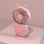 Mini ventilatore portatile ricaricabile silenzioso 3 velocità