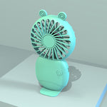 Mini ventilatore portatile ricaricabile silenzioso 3 velocità