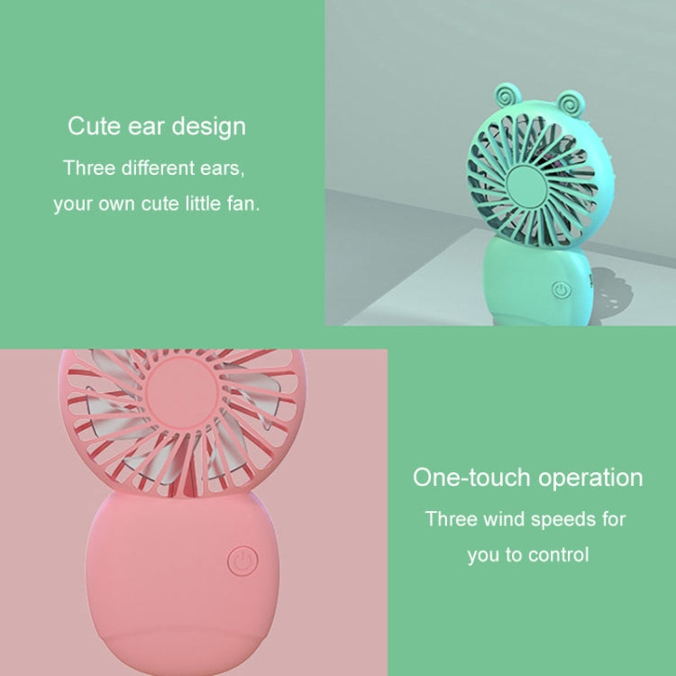 Mini ventilatore portatile ricaricabile silenzioso 3 velocità