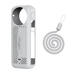 Custodia protettiva in silicone per Insta360 X4 con copertura obi