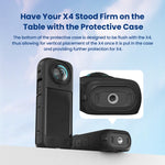 Custodia protettiva in silicone per Insta360 X4 con copertura obi