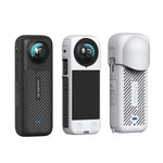 Custodia protettiva in silicone per Insta360 X4 con copertura obi