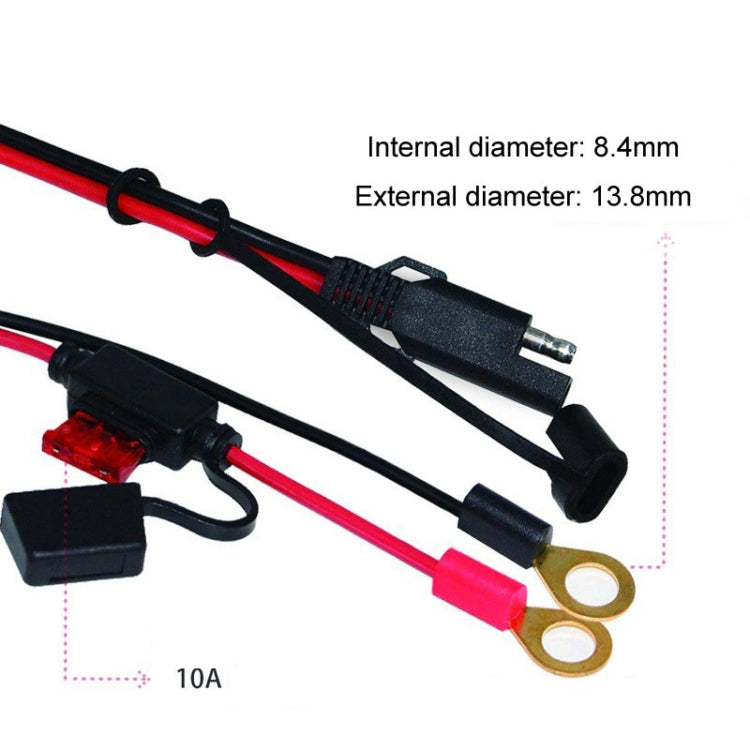 Cavo di prolunga per batteria di stoccaggio per auto SAE a connettore ad anello di tipo O a disconnessione rapida SAE