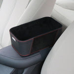 Scatola portaoggetti per tazza d'acqua, scatola multifunzionale per cruscotto, bracciolo per auto, Large Black, Large Brown, Small Black, Small Brown