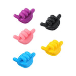 Organizzazione della scrivania con gancio portaoggetti anteriore per auto, consegna casuale dei colori, 10pcs Small, 5pcs Large