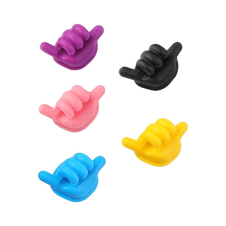 Organizzazione della scrivania con gancio portaoggetti anteriore per auto, consegna casuale dei colori, 10pcs Small, 5pcs Large